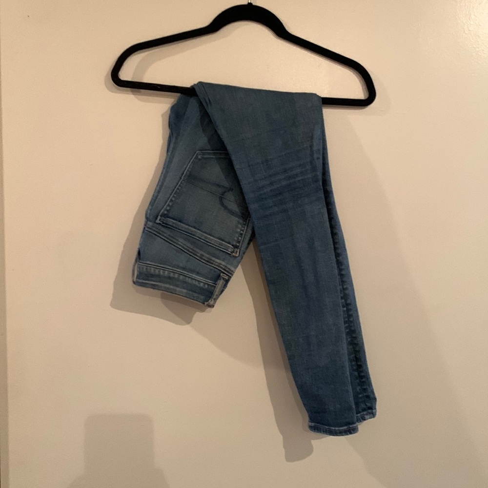 American Eagle high rise super stretch skinny jeans